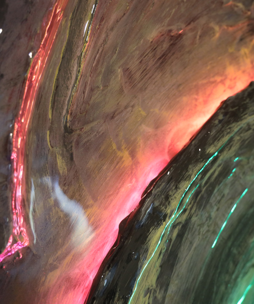 Foto von Lichtstrukturartwork Name: Helica lucida, Detail